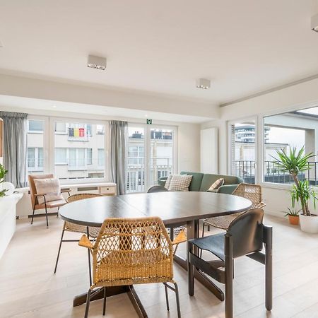Modern And Bright Seaside App W Seaview & Terrace Apartment Ostend Luaran gambar