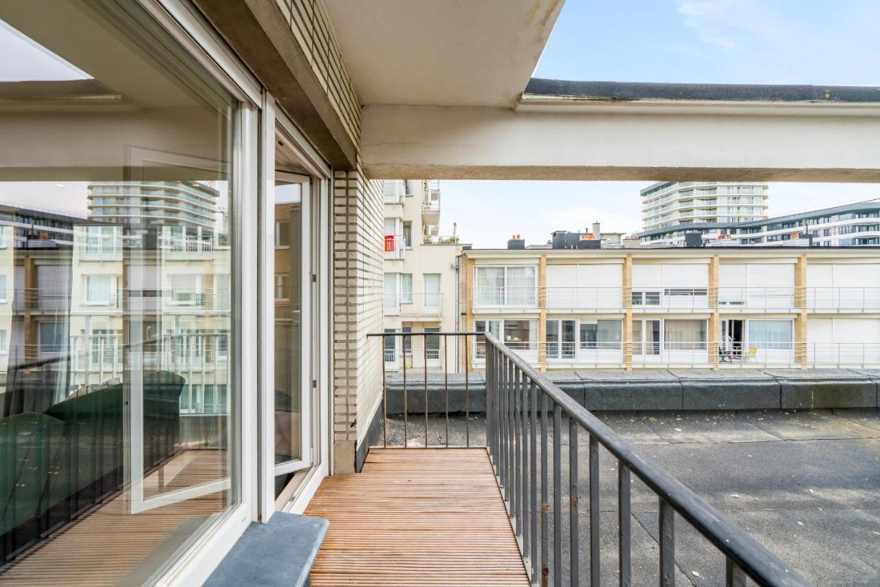 Modern And Bright Seaside App W Seaview & Terrace Apartment Ostend Luaran gambar